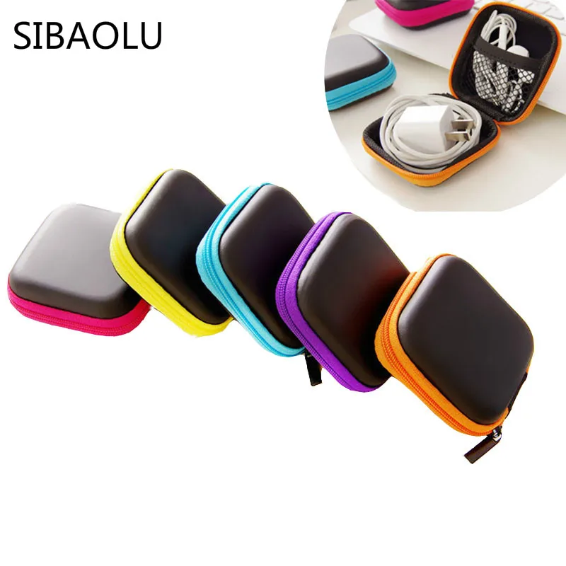 Headphones Travel Organizer Bags Earphone Cable Earbuds Storage Bag
