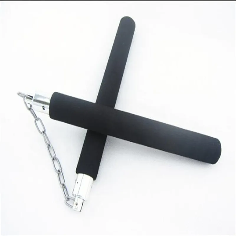 1 шт. Nunchakus пена для Тхэквондо Кунг фу нунчаки занятий боевыми искусствами черный
