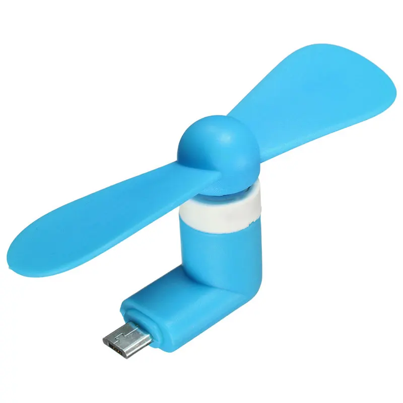 

Portable Mini Flexible TPE Silicon 5 Pin Super Mute Micro USB Fan For OTG Android Mobile Phone Cooler Cooling Fan