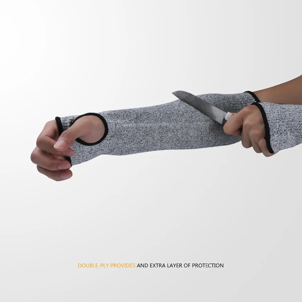 

1pcs Safety Arm Sleeve Anti Cut Puncture Proof Guard Bracers Protector Sport Drive Work Arm Protective Safety Gloves