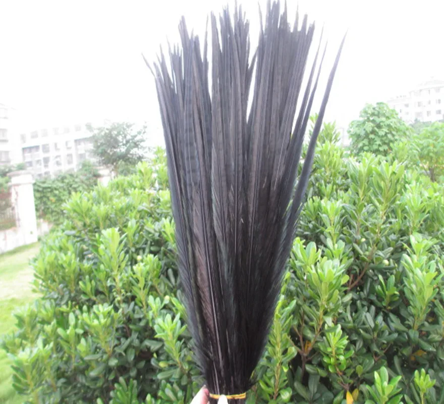 200 шт красивые черные перья фазана 16-18 дюймов 40-45 см