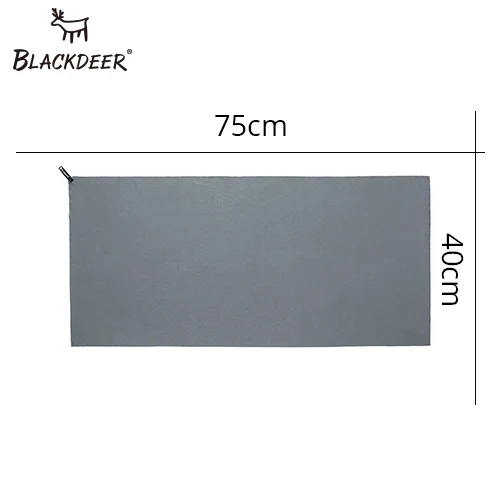 Blackdeer быстросохнущее полотенце из микрофибры для плавания и бега, 75x40 см, 120*60 см, ультралегкое Впитывающее Воду полотенце для ванны, 2 цвета - Цвет: Gray-M