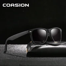 COASION, брендовые, классические, Ретро стиль, квадратные, поляризационные солнцезащитные очки, для мужчин и женщин, для вождения, солнцезащитные очки, зеркальные линзы, UV400, Gafas De Sol, CA1187