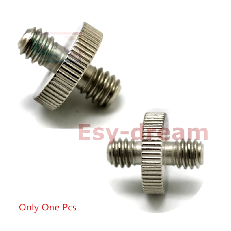 

1/4 inch 1/4" Male to 1/4" Male Threaded Screw Adapter 1/4-1/4 for Tripod Camera PT154