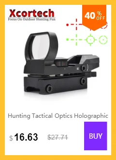 Тактический охотничий 1X мини красный точечный прицел голографический Riflescope Micro Reflex Red Dot оптические Прицельные приспособления область для