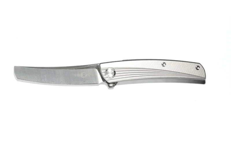 Два солнца TS70 Флиппер мяч brearing складной нож titanium ручка D2 лезвие походные карманные ножи Открытый Surviva Ножи EDC инструменты