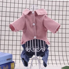 

DOGGYZSTYLE Pet Dog Jumpsuit Spring Autumn Small Dog Clothes Pet Dog Cat Coat Overalls Teddy Princess Jumpsuit Clothing