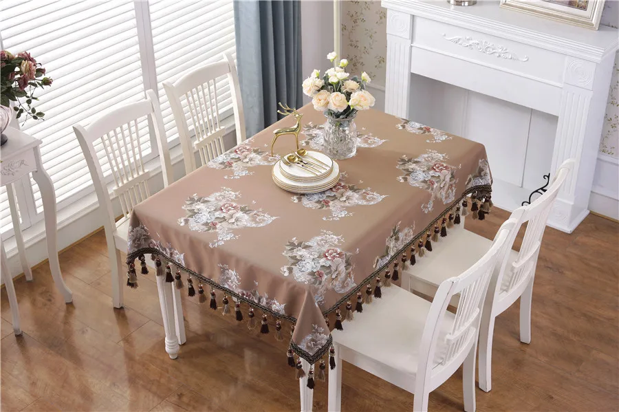 الراقية الرجعية المطرزة مفرش طاولة قماش الجاكار الفاخر الصلبة سماط شرابة Toalha دي ميسا الملكي القطن الطعام مفارش طاولة الراقية الرجعية المطرزة مفرش طاولة قماش الجاكار الفاخر الصلبة سماط شرابة Toalha دي ميسا الملكي القطن الطعام مفارش طاولة