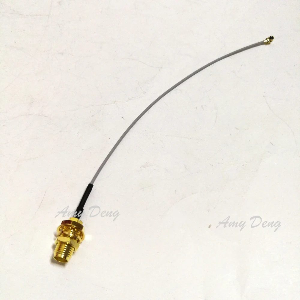 

20pcs/lot U.FL MMCX to SMA/RF-SMA cable IPX to SMA head jumper modified