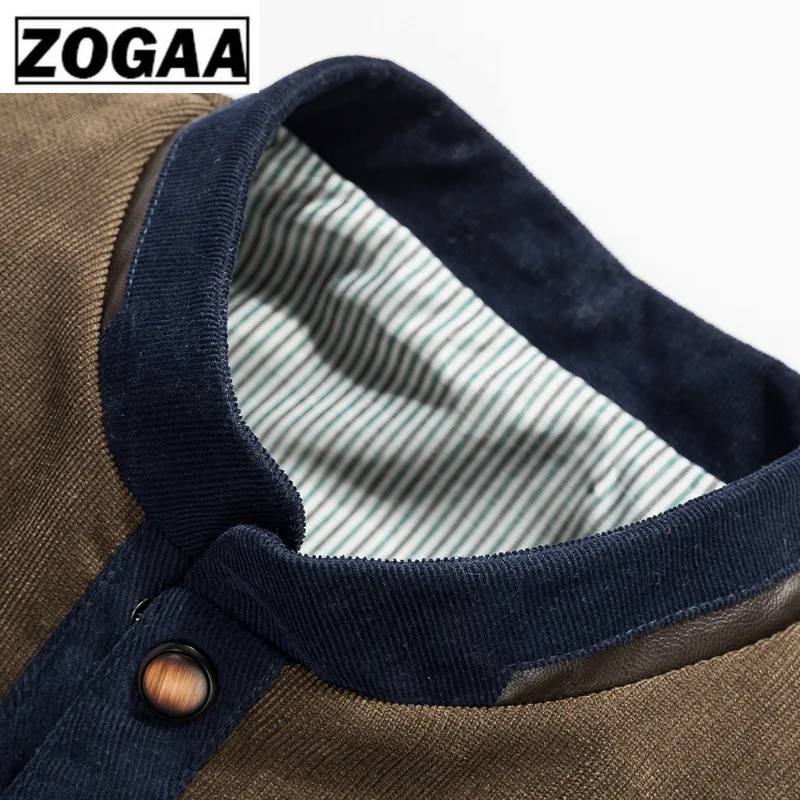 Мужская бейсбольная куртка ZOGAA повседневная приталенная модная верхняя одежда