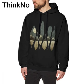 

The Birds Of Winter Long Sleeve For Men 2018 New hoodies 100% Cotton Free Shipping