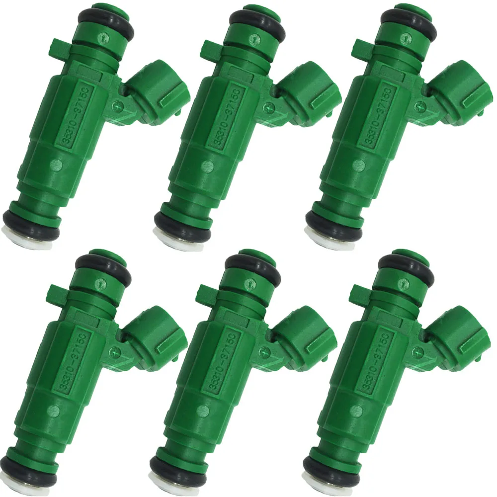 6PCS Fuel injector nozzle for HYUNDAI SONATA SANTA FE TIBURON TUCSON