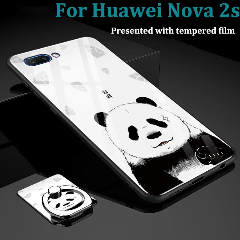 2 шт. для huawei Nova S Чехол телефон Обложка Nova2s задняя крышка закалённое защитное