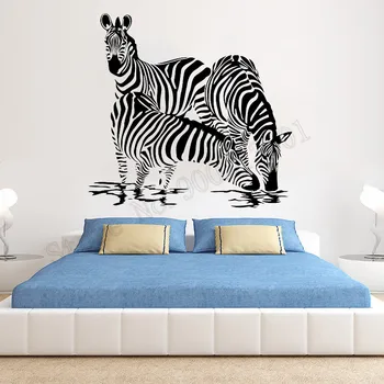 

Wall Sticker African Animal Safari Wall Decoration Vinyl Art Removeable Poster Beautiful Animal Decor Ornament Mural LY697