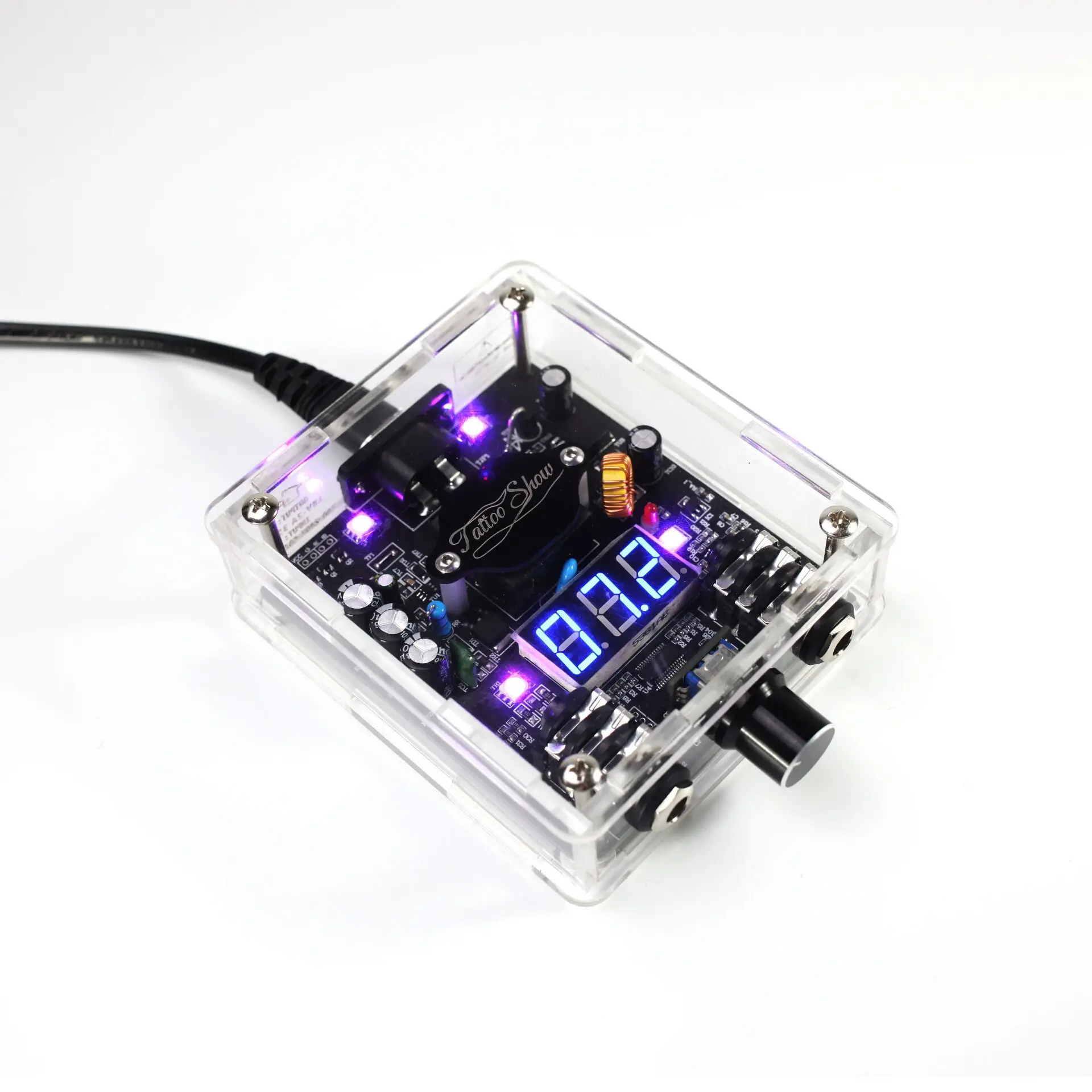 Новый профессиональный блок питания AURORA II LCD для татуировок с цветной заменой