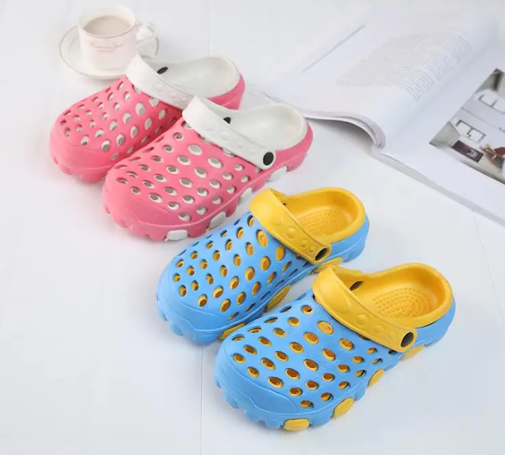 Г. летние противоскользящие шлепанцы для ванной комнаты модные мягкие открытые домашние сандалии на толстой подошве Вьетнамки для мальчиков и девочек пляжная обувь#28