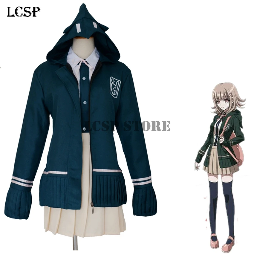 LCSP Super Danganronpa 2 Nanami Косплей ChiaKi костюм японского аниме Dangan Ronpa Униформа