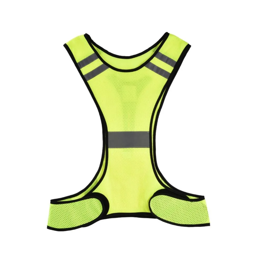 LED Reflective Safety Running Vest High Visibility Fluorescent Sports