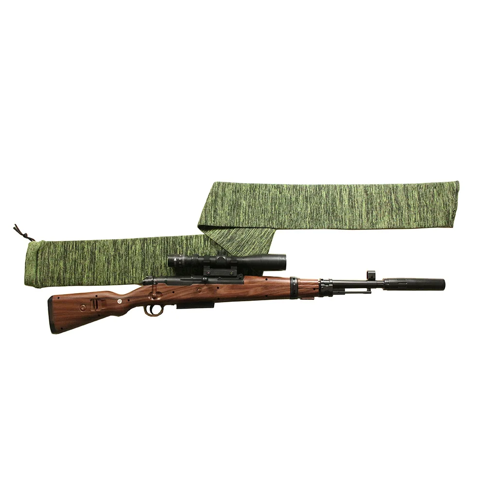 

Hot! Silicone Treated Gun Sock 54inch Polyester Rifle Pistol Fishing Rod Sock Protection Cover Bag Case Tactical Hunting Gun Bag