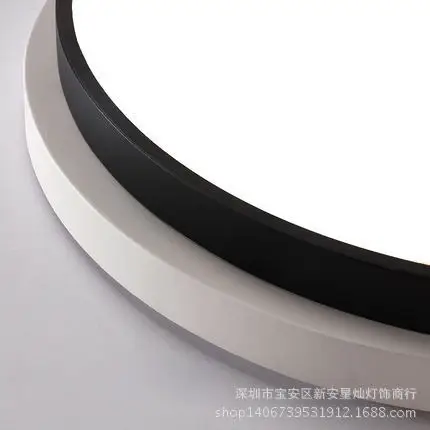 Dormitorio lámpara de techo led redondo Iluminación salón lamparas de techo iluminación plafonnier luminaria LED estudio pasillo led