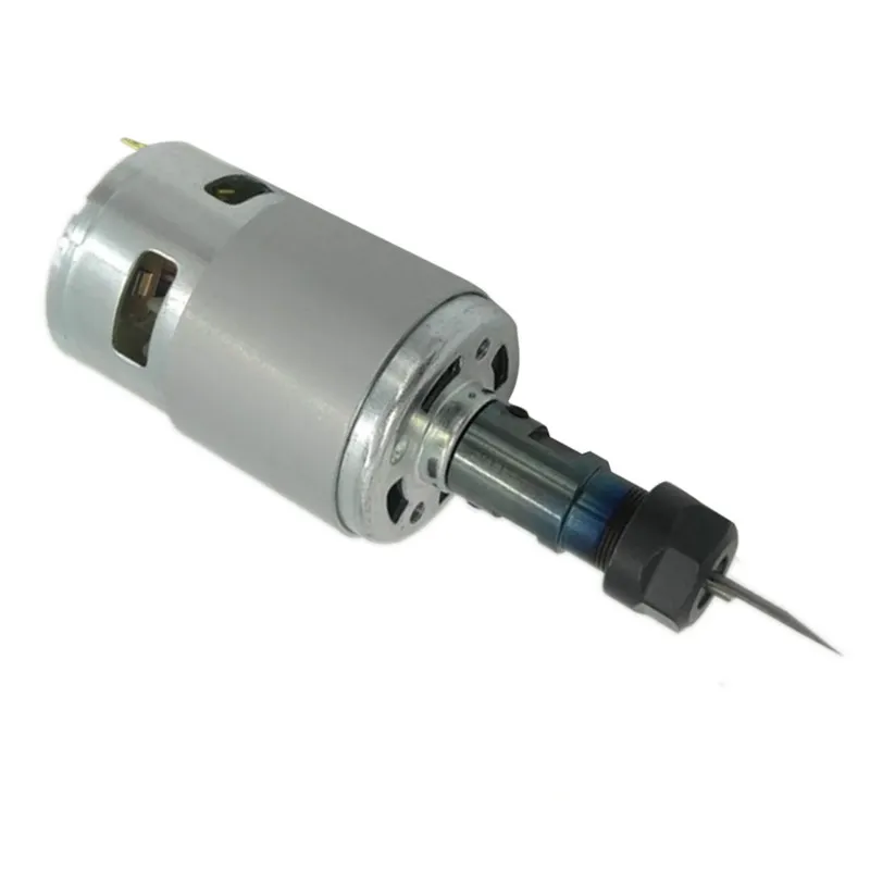 

775 DC Engraving Machine Spindle Motor 12-36V with ER11 Extension Rod for 1610/ 2417/ 3018 CNC Router Machine