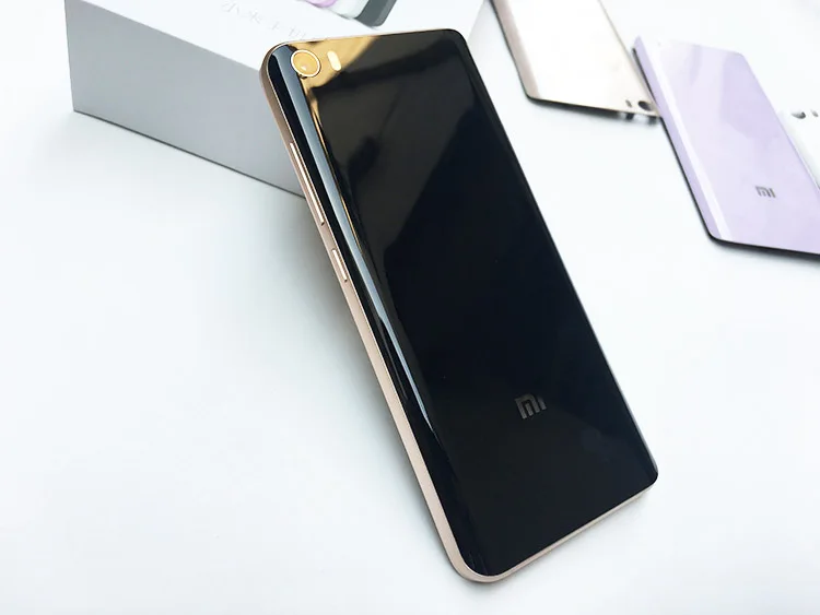 3D стеклянный чехол для телефона, чехол для батареи, чехол для xiaomi mi 5 mi 5, запасные части, задняя крышка для батареи - Цвет: Black