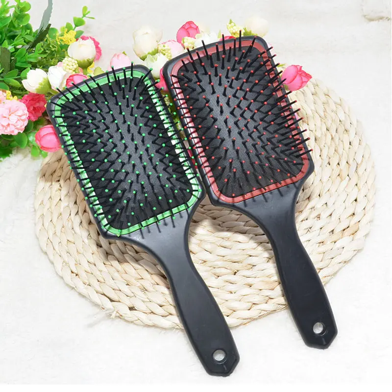 Professional Healthy Paddle Cushion Hair Loss Massage Brush Hairbrush