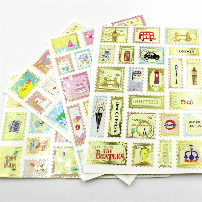 Stamps Self adhesive PVC Sticker for Scrapbooking/ DIY Crafts/ Card