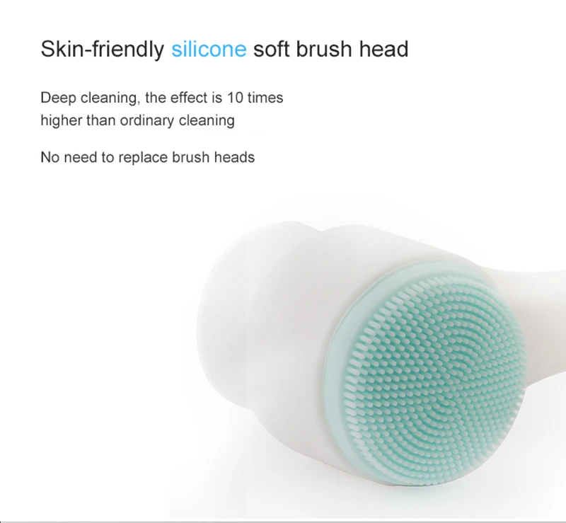 Двустороннее Силиконовое очищающее средство для лица, портативная 3D Очищающая щетка для лица, очищающая лицо, массажное средство для мытья, средство для ухода за кожей