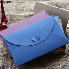 50 шт./лот Новое винтажное романтичное Сердце DIY многофункциональная крафт-бумажная открытка конверт/Сумка для карт/175*110 мм G083