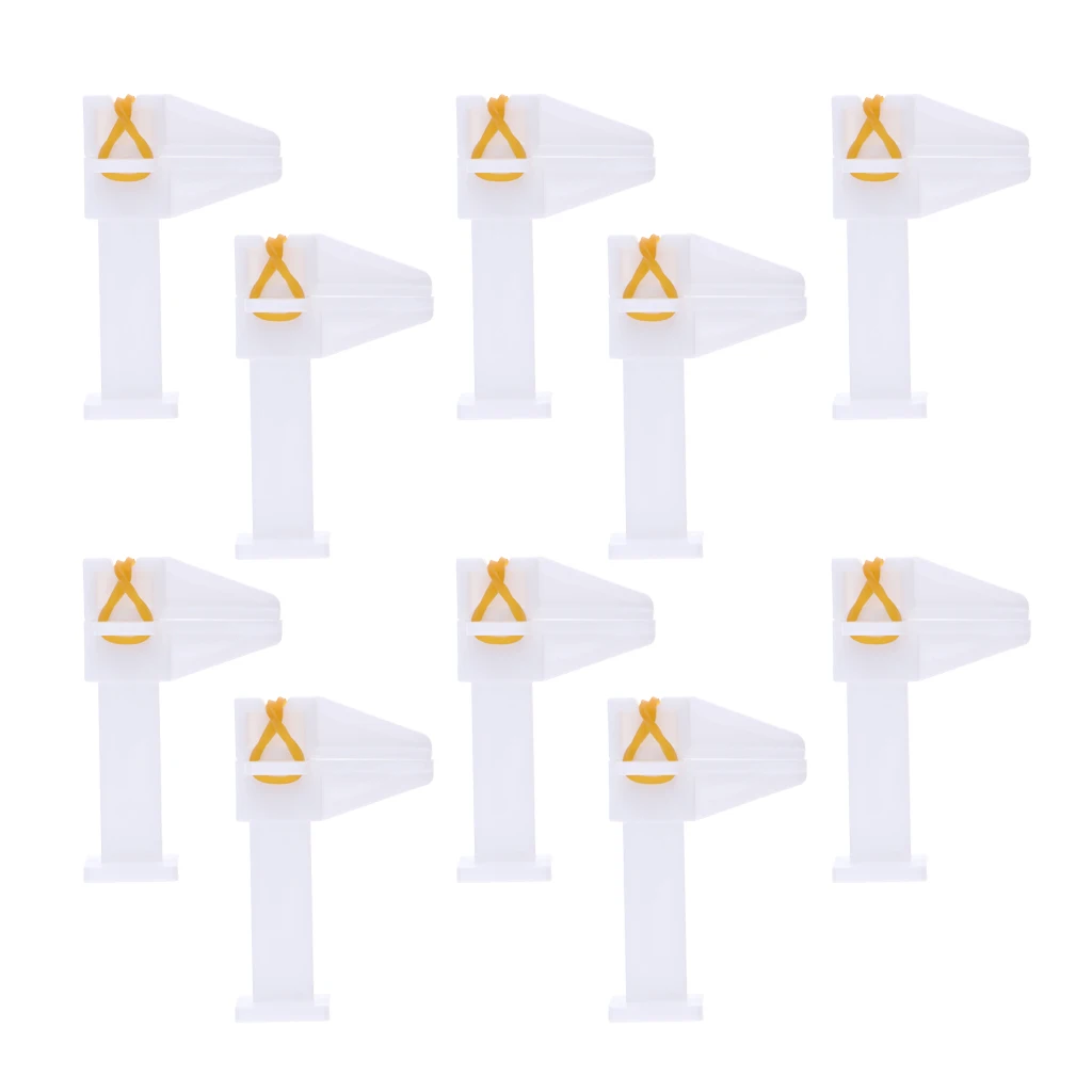 Kesoto 10pcs/set Plastic Nail Repair Clip Nail Tips Reshape Tool Nail Pincher Portable design Easy to oparate