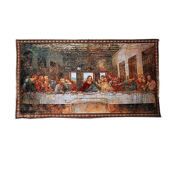 

The Last Supper Cotton Wall Tapestry Gobelin Hanging Wall Tapestries Belgium Goblen Moroccan Decor 253x134cm