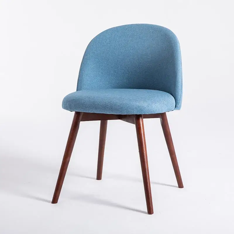 Северный стул Массив дерева, ткань простой обеденной стул для макияжа подсети красный добра пожаловать домой стол и стул для учебы - Цвет: Style 18
