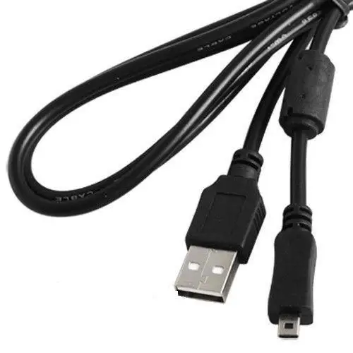 USB 2,0 зарядное устройство синхронизации 8Pin кабель для Panasonic для Lumix DMC-ZS30 DMC-TZ40 камеры черный Горячее предложение