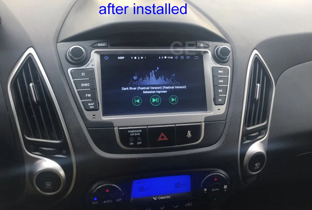 DSP Android 9 автомобильный DVD видео стерео радио плеер gps навигация для hyundai IX35 TUCSON 2010-2013
