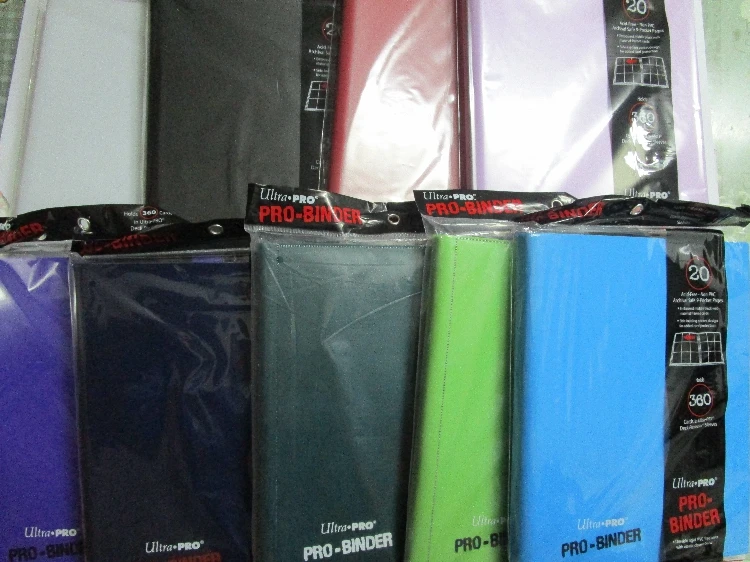 

Ultra Pro Leather Cards Album Pure Color Binder MGT Cards Album With 9 Pockets Pages Hold 360 Cards For Magic/PKM/FOW/YGO