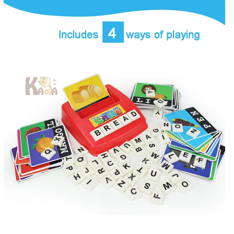 Алфавит буквы карты обучения, Веселая игра, Учите английский язык США ABC детские развивающие игрушки