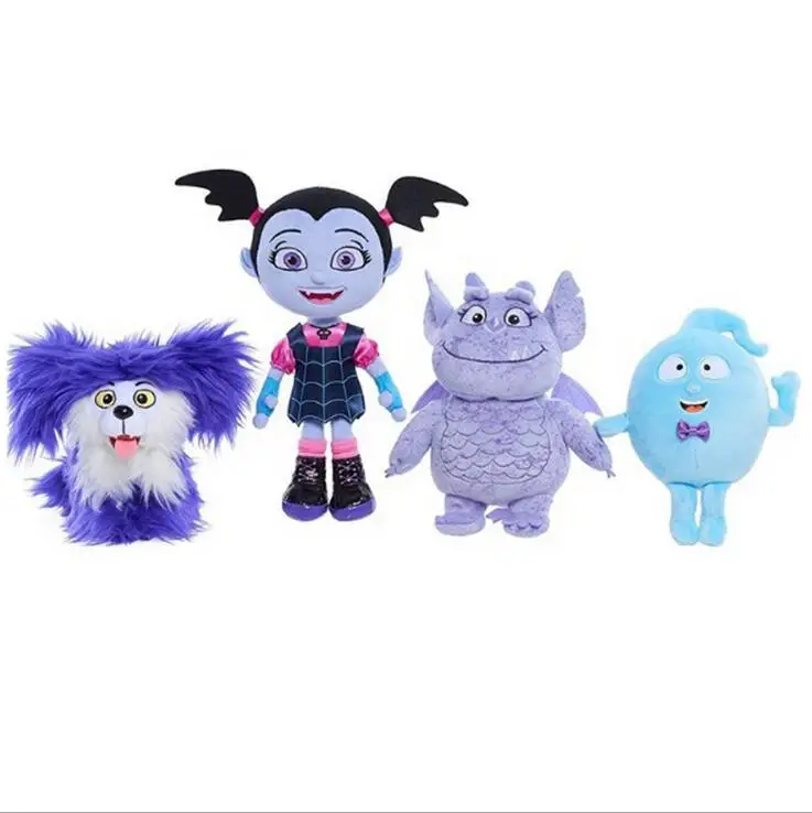 Фильм Junior Vampirina Мягкие плюшевые куклы игрушки вамп женщина-летучая мышь девочка собака игрушки для мальчиков девочек Vampirina плюшевые куклы игрушки