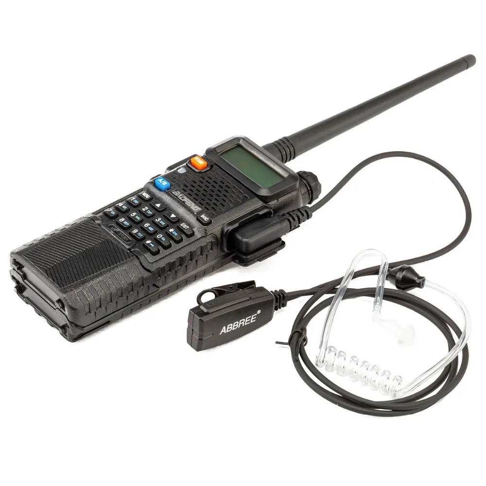 Abbree VOX 2 Pin Air Acoustic Tube наушник гарнитура для Kenwood Baofeng UV 5R 82 TYT Wouxun Walkie Talkie|Запчасти и
