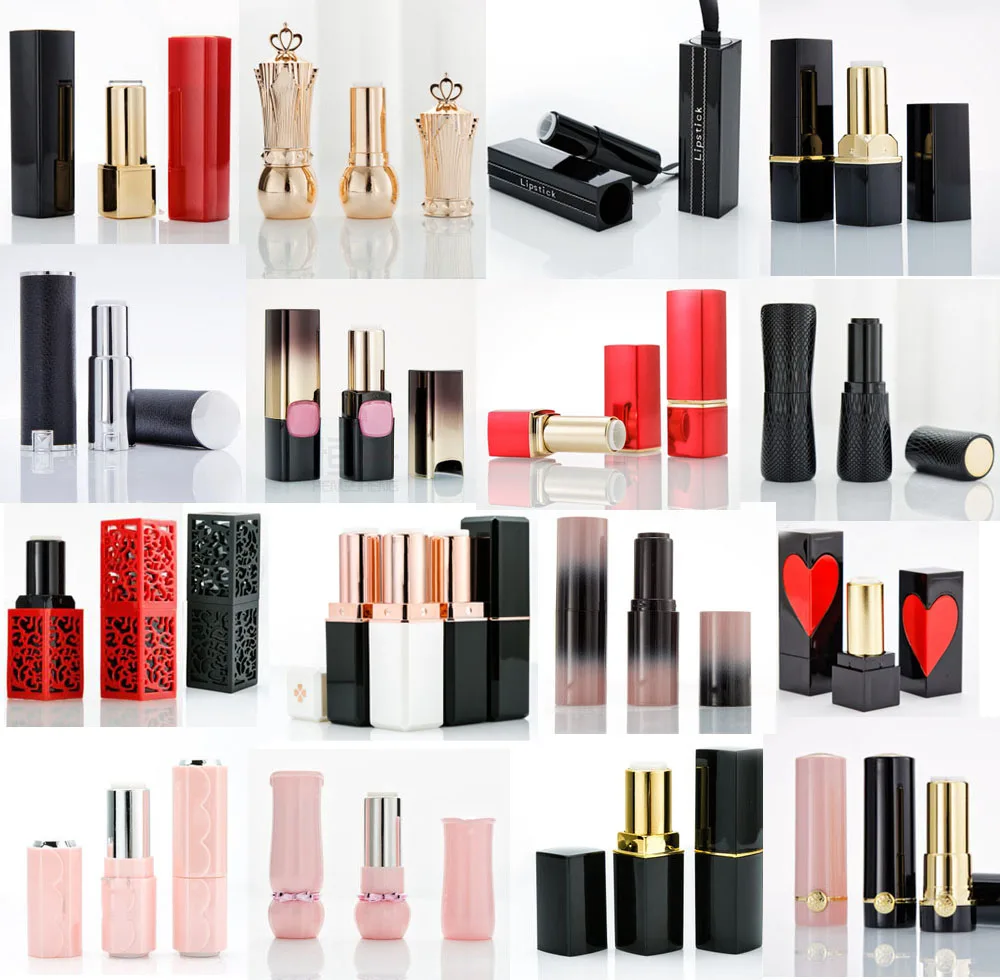 

10 pcs square empty Lip stick shell lipstick tube DIY handmade lipstick case 12.1mm lipstick mold