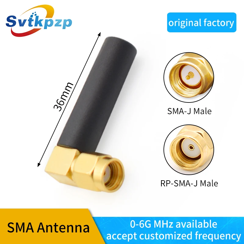 Venta caliente Antena omnidireccional de 2,4 ghz, conector macho SMA, antenas de enrutador inalámbrico, amplificador de señal WIFI de red KyqK9laj