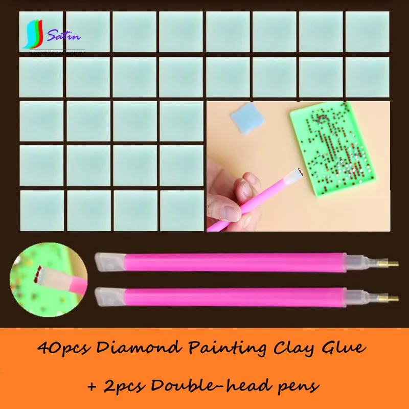 Wholesale DIY Diamond Painting Clay Glue with Diamond Drawing Accessory