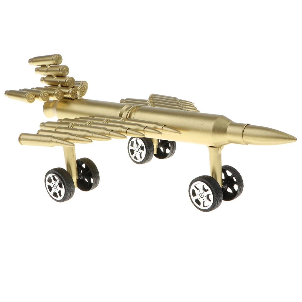 Metal Craft Jet Airplane Model Air Force Aircraft Sculpture Made From Shells Casings Shaped Army Toy Home Decor Gift #B