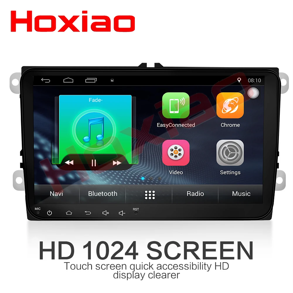 2 din Автомобильный dvd плеер на основе Android для Skoda/Octavia/Fabia/Rapid/Yeti/Superb/VW/Seat с Wifi радио FM