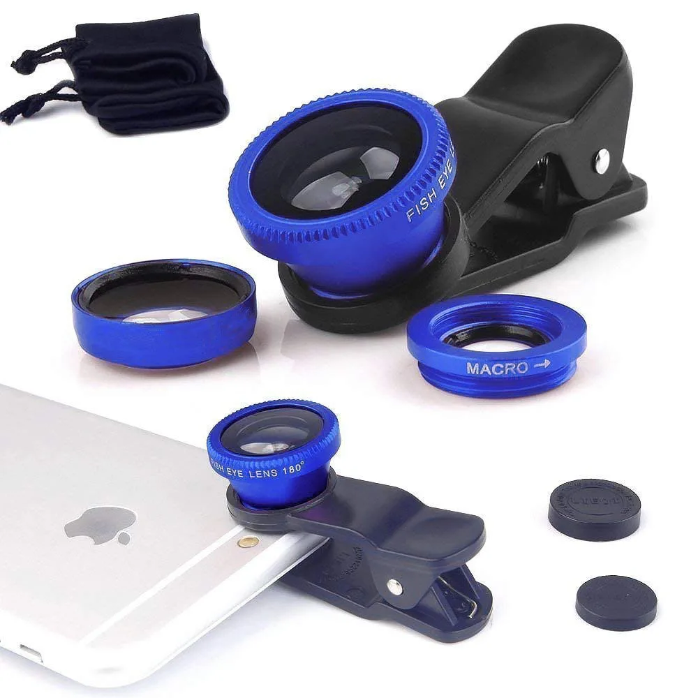 Универсальный телефон объектив камеры 3 в 1 телефон Объективы комплект с 180 Рыбий глаз супер широкий угол 10X Макро для iPhone samsung смартфон