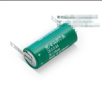 

5PCS German original CR2/3AA 3V lithium battery with solder tab 6237301301