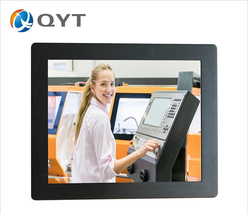 QYT Промышленные ПК производит 17 inch Lcd Сенсорный экран промышленных Панель ПК с Intel i3-3217U 1,8 ГГц Процессор Resolution1280x1024