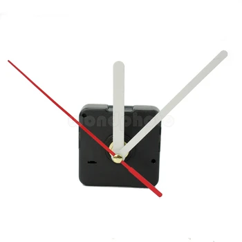

Black Quartz Clock Movement Mechanism Repair DIY Tool Kit + White&Red Hands Hot