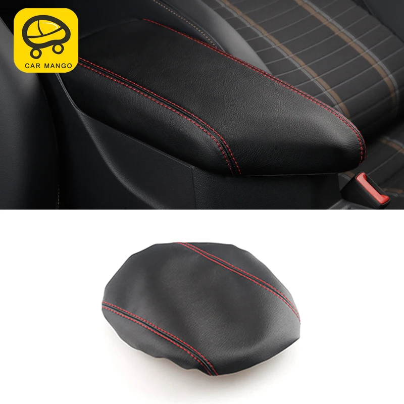 

CarManGo For Volkswagen Lavida 2018 Car Care Armrest Box Protector Cover Leather Mat Pad Cushion Interior Accessories
