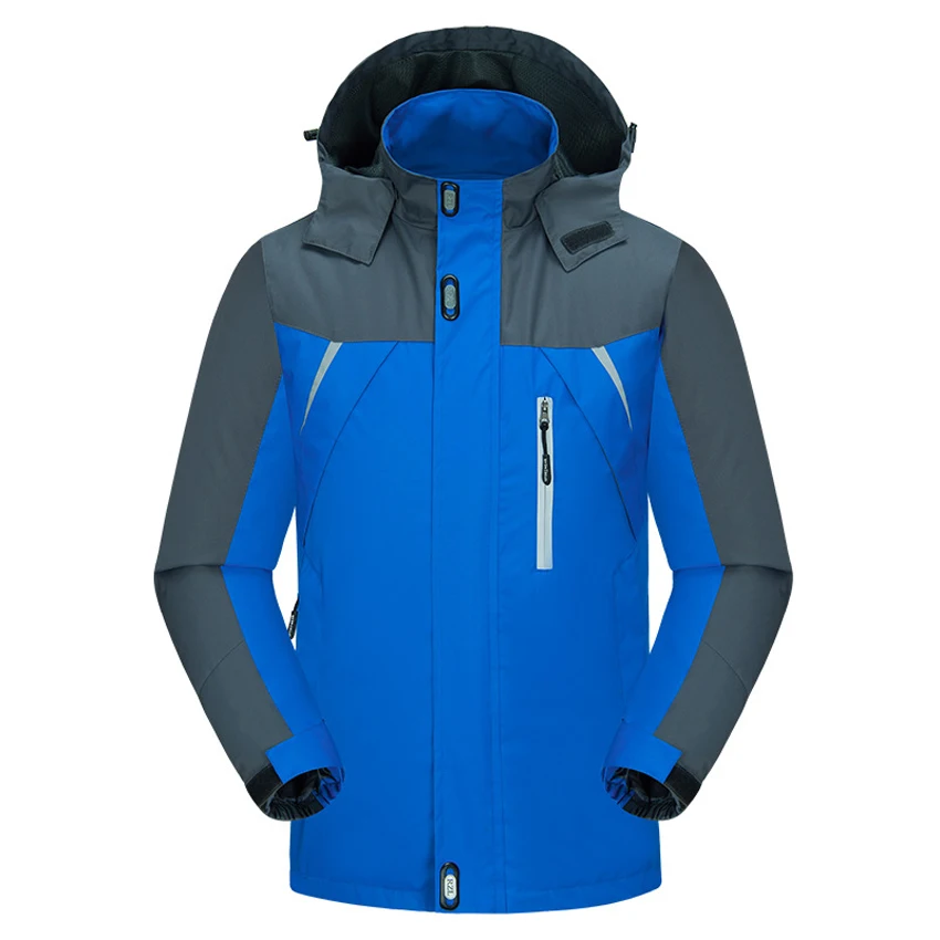Mountainskin 2017 New Men's Jacket Spring Autumn Male Coats Waterproof Windbreaker Breathable Hooded Jacket Men Branded LA199